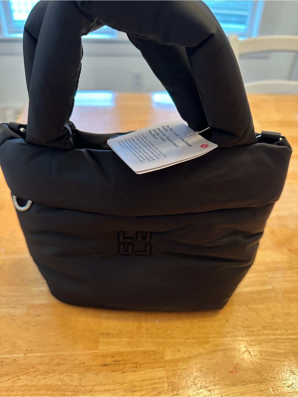 NWT Lululemon On My Level tote small puffy - Picture 3 of 6